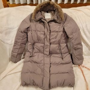 Moncler Long Down Jacket in size 00